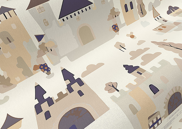 Magic Castle, Stone - Roman Blind - Image 4